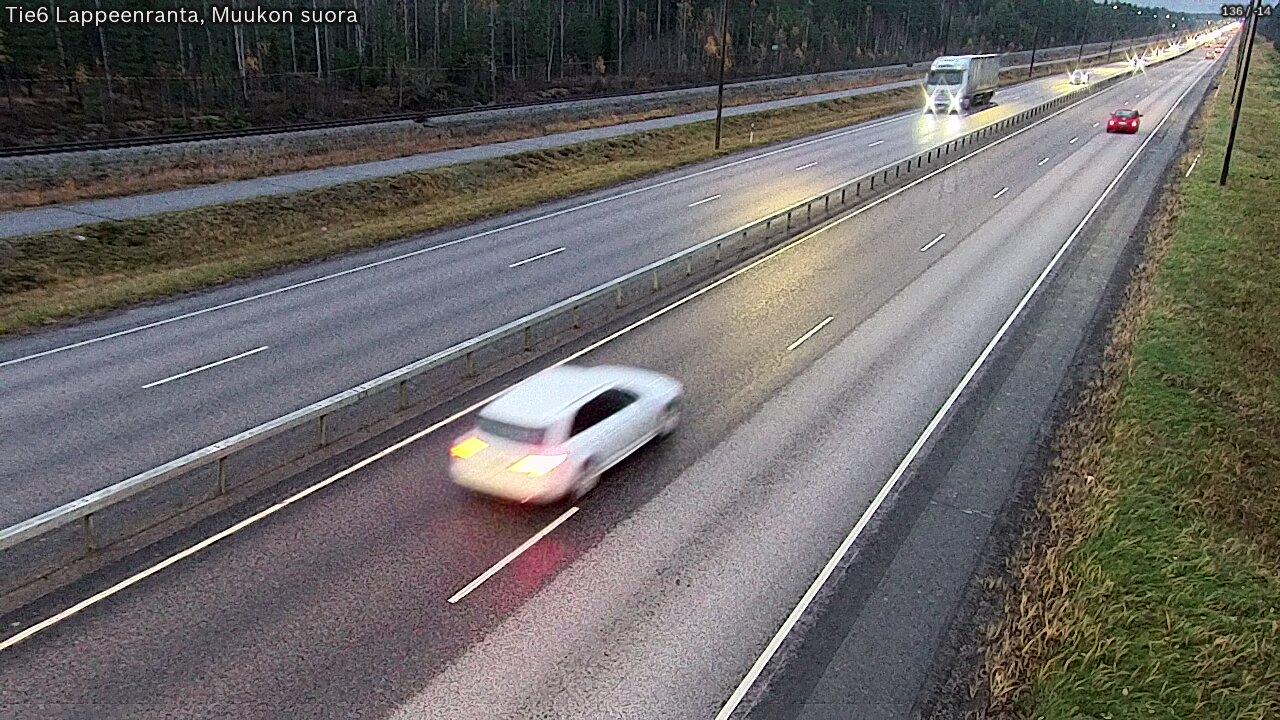 Kelikamerat Kuva Tie 6 Lappeenranta, Muukon suora, Lappeenranta, Etelä-Karjala