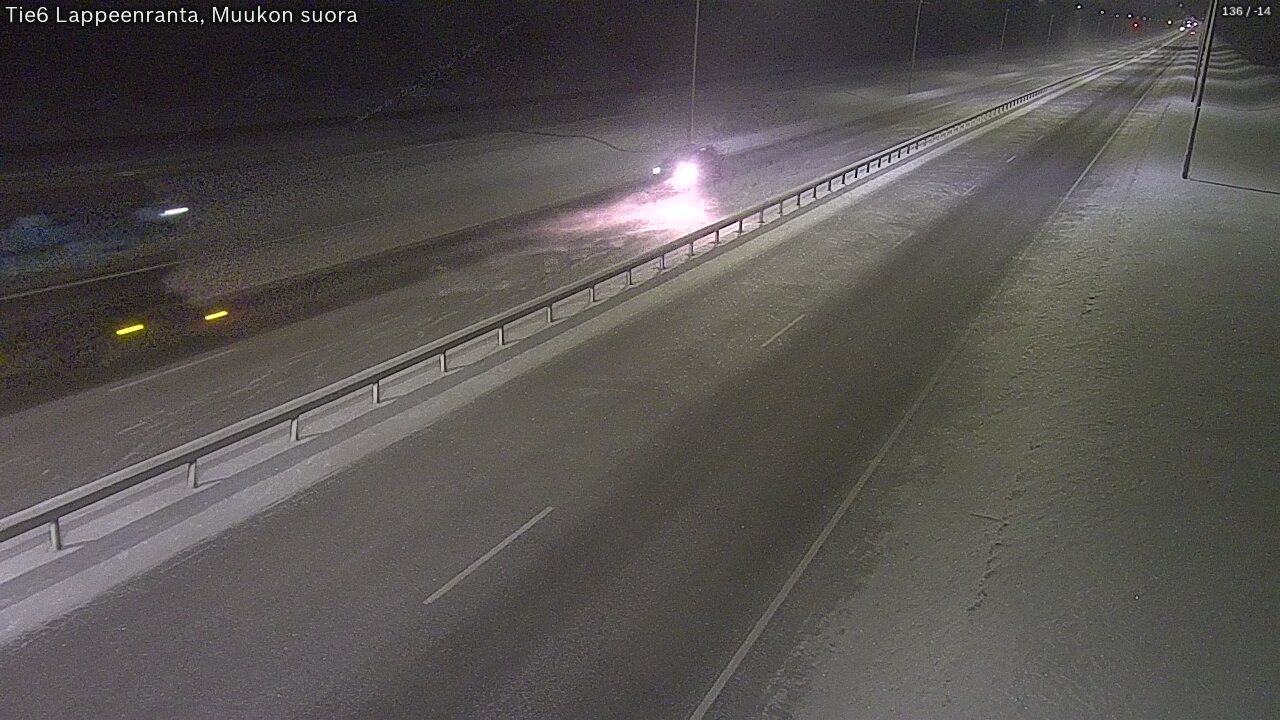 Weather Camera Image Tie 6 Villmanstrand, Muukko rakan, Lappeenranta, Etelä-Karjala
