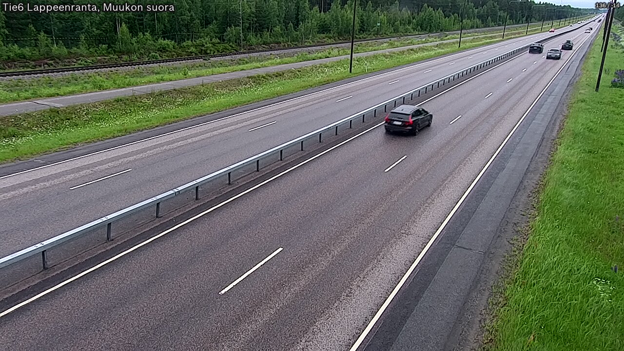 Kelikamerat Kuva Tie 6 Lappeenranta, Muukon suora, Lappeenranta, Etelä-Karjala