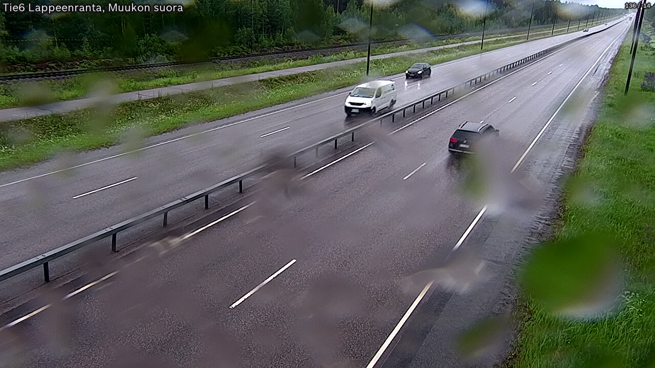 Kelikamerat Kuva Tie 6 Lappeenranta, Muukon suora, Lappeenranta, Etelä-Karjala