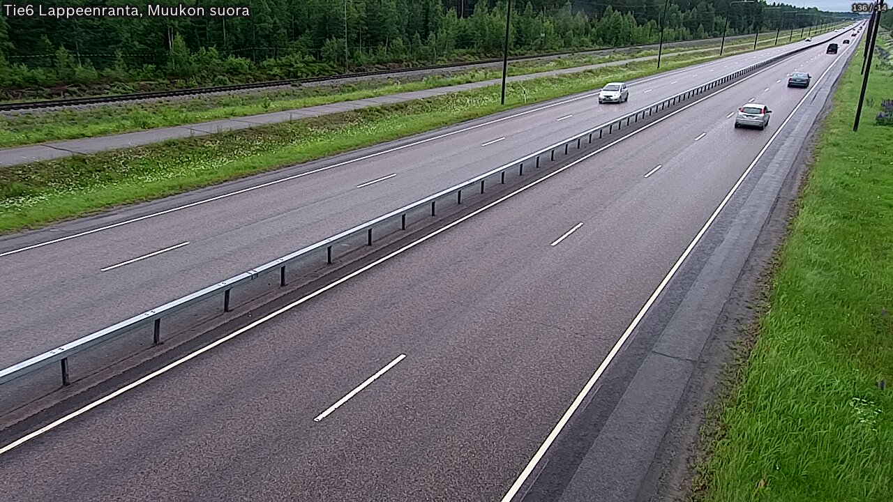 Kelikamerat Kuva Tie 6 Lappeenranta, Muukon suora, Lappeenranta, Etelä-Karjala