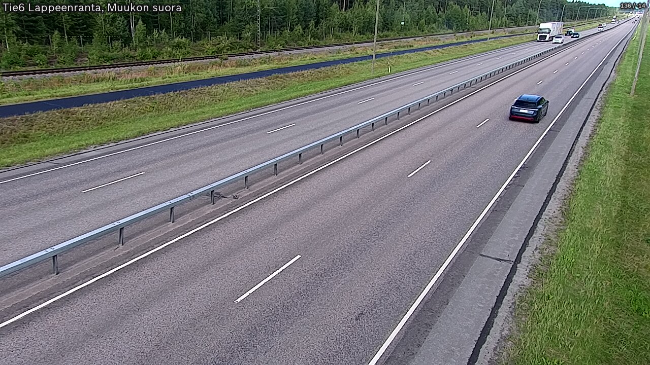 Kelikamerat Kuva Tie 6 Lappeenranta, Muukon suora, Lappeenranta, Etelä-Karjala