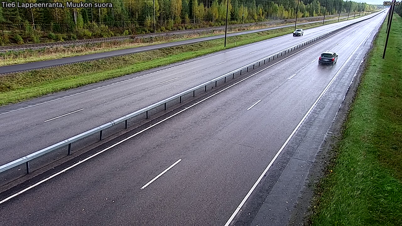 Kelikamerat Kuva Tie 6 Lappeenranta, Muukon suora, Lappeenranta, Etelä-Karjala