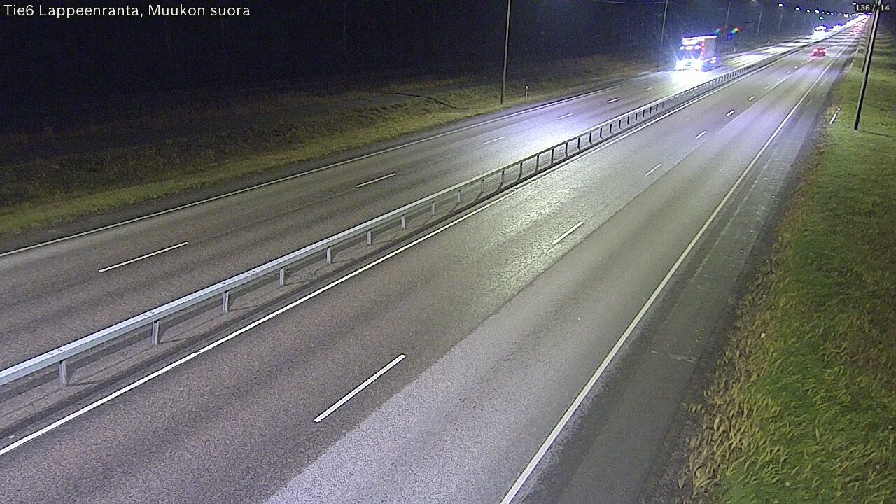 Weather Camera Image Tie 6 Villmanstrand, Muukko rakan, Lappeenranta, Etelä-Karjala