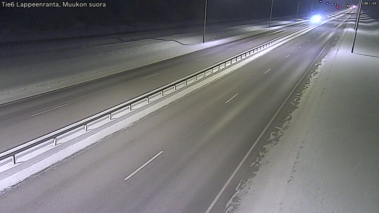 Kelikamerat Kuva Tie 6 Lappeenranta, Muukon suora, Lappeenranta, Etelä-Karjala