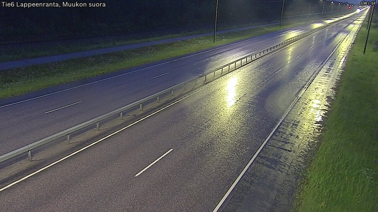 Kelikamerat Kuva Tie 6 Lappeenranta, Muukon suora, Lappeenranta, Etelä-Karjala