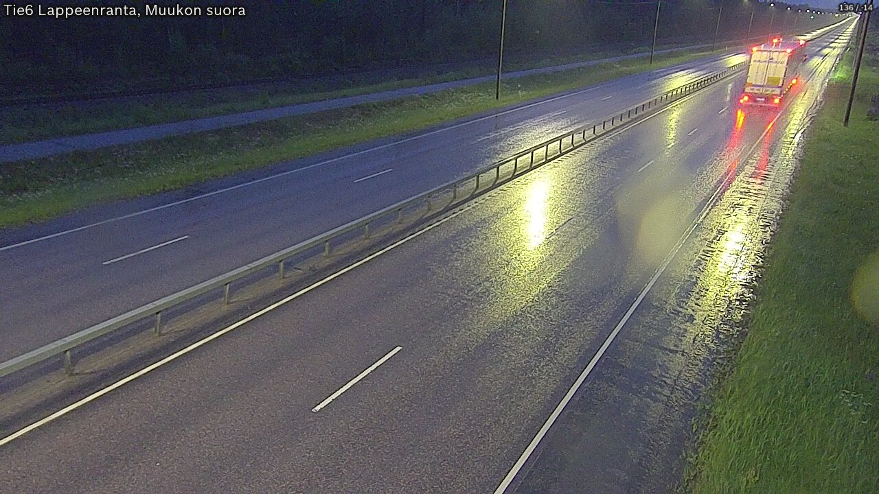 Kelikamerat Kuva Tie 6 Lappeenranta, Muukon suora, Lappeenranta, Etelä-Karjala