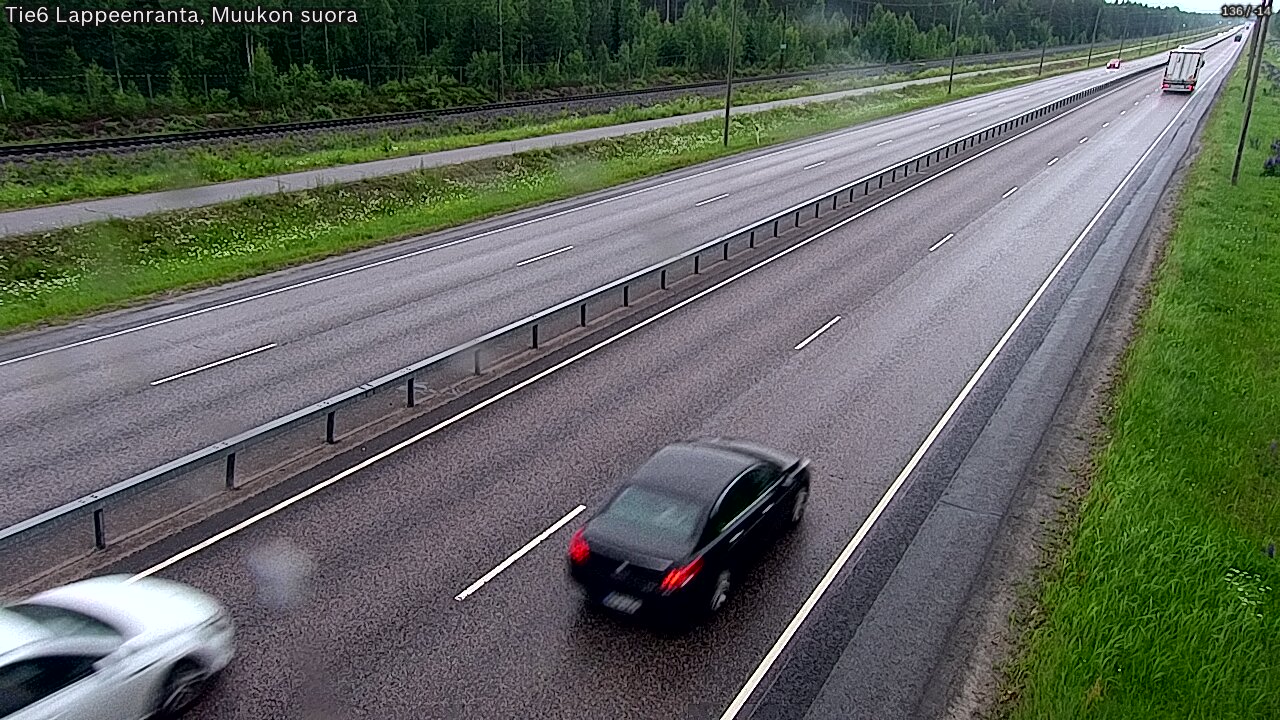 Kelikamerat Kuva Tie 6 Lappeenranta, Muukon suora, Lappeenranta, Etelä-Karjala