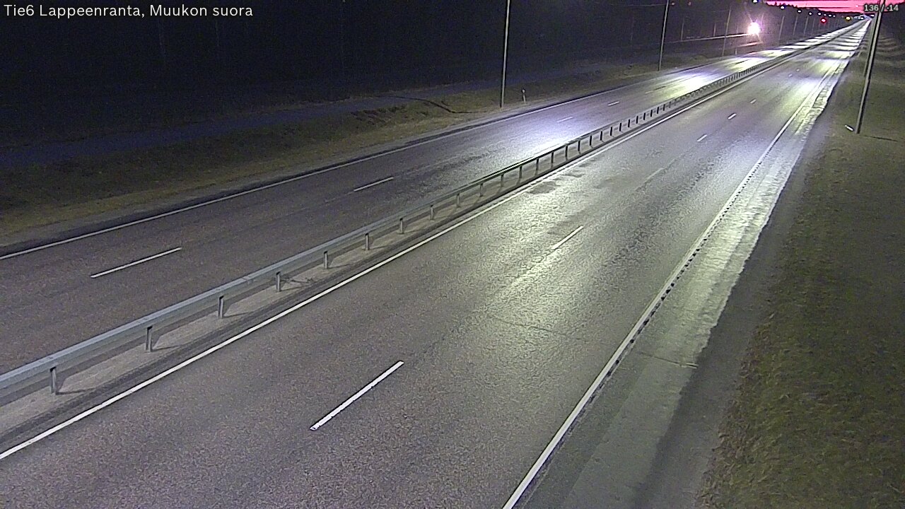Weather Camera Image Tie 6 Villmanstrand, Muukko rakan, Lappeenranta, Etelä-Karjala