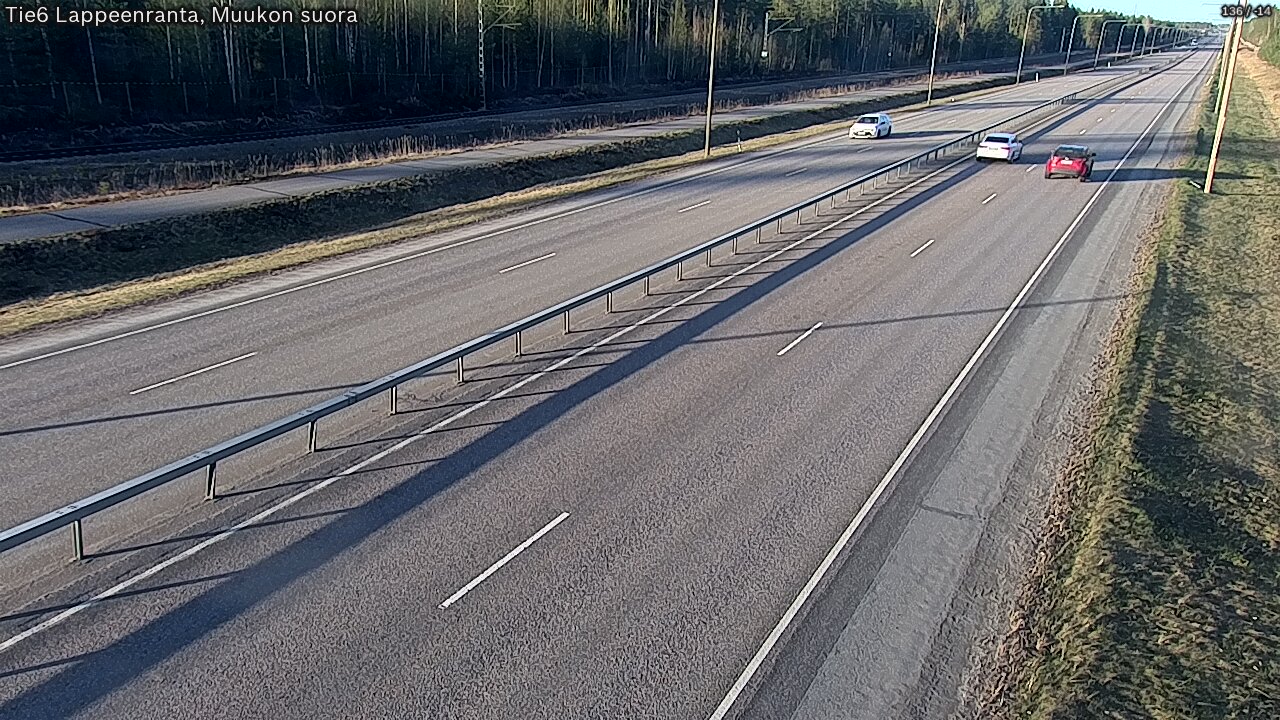 Weather Camera Image Tie 6 Villmanstrand, Muukko rakan, Lappeenranta, Etelä-Karjala