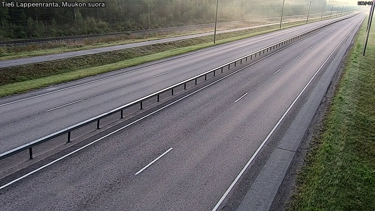 Kelikamerat Kuva Tie 6 Lappeenranta, Muukon suora, Lappeenranta, Etelä-Karjala