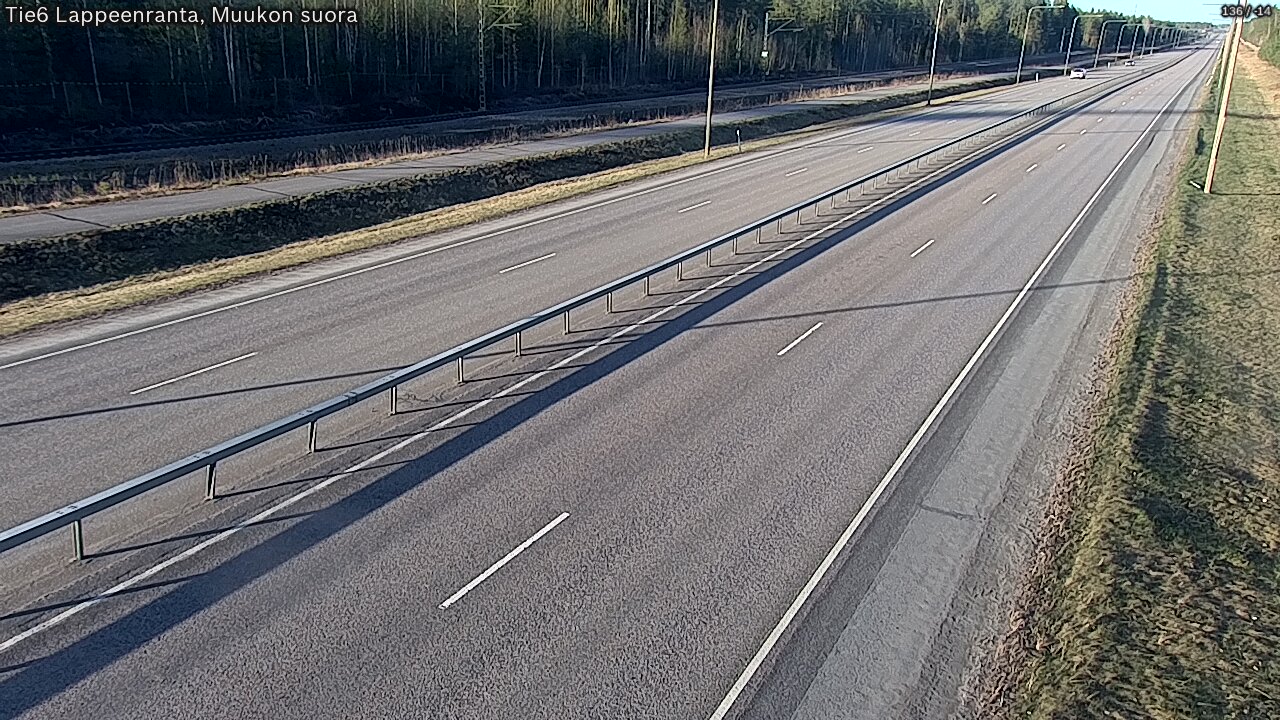 Weather Camera Image Tie 6 Villmanstrand, Muukko rakan, Lappeenranta, Etelä-Karjala