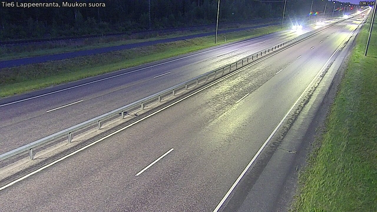 Kelikamerat Kuva Tie 6 Lappeenranta, Muukon suora, Lappeenranta, Etelä-Karjala