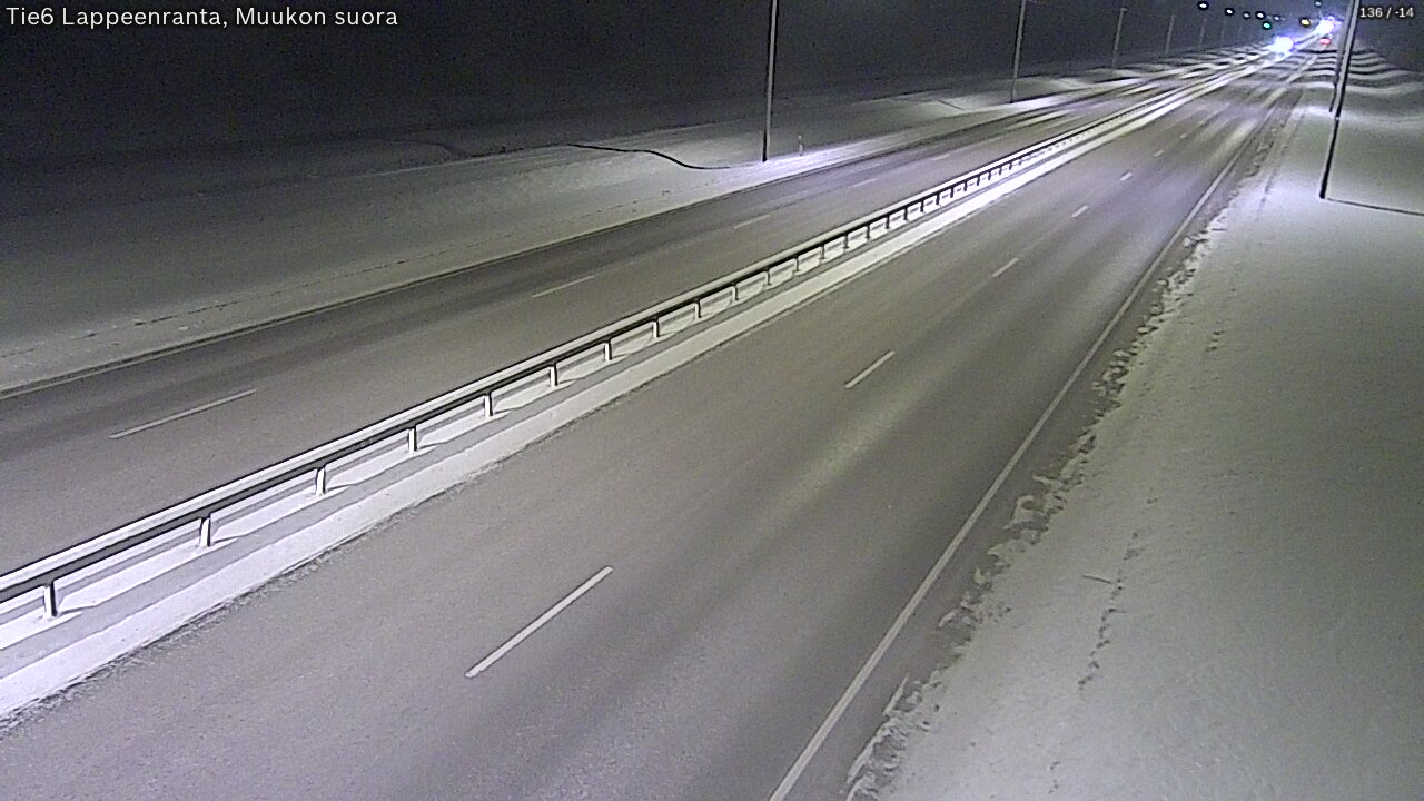 Kelikamerat Kuva Tie 6 Lappeenranta, Muukon suora, Lappeenranta, Etelä-Karjala