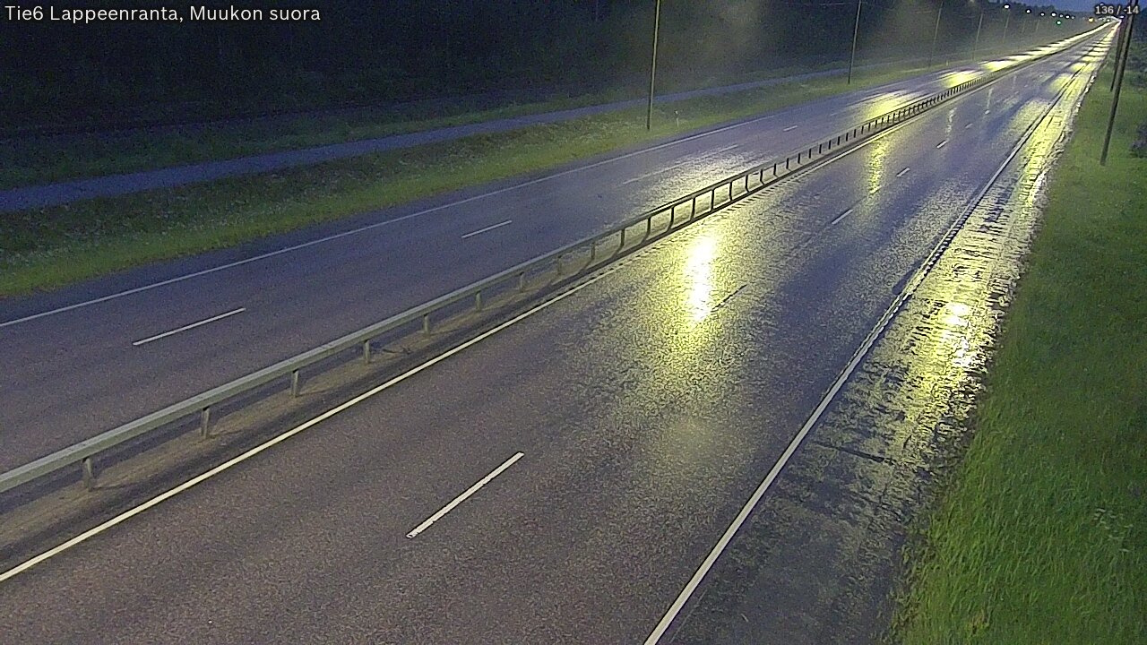 Kelikamerat Kuva Tie 6 Lappeenranta, Muukon suora, Lappeenranta, Etelä-Karjala