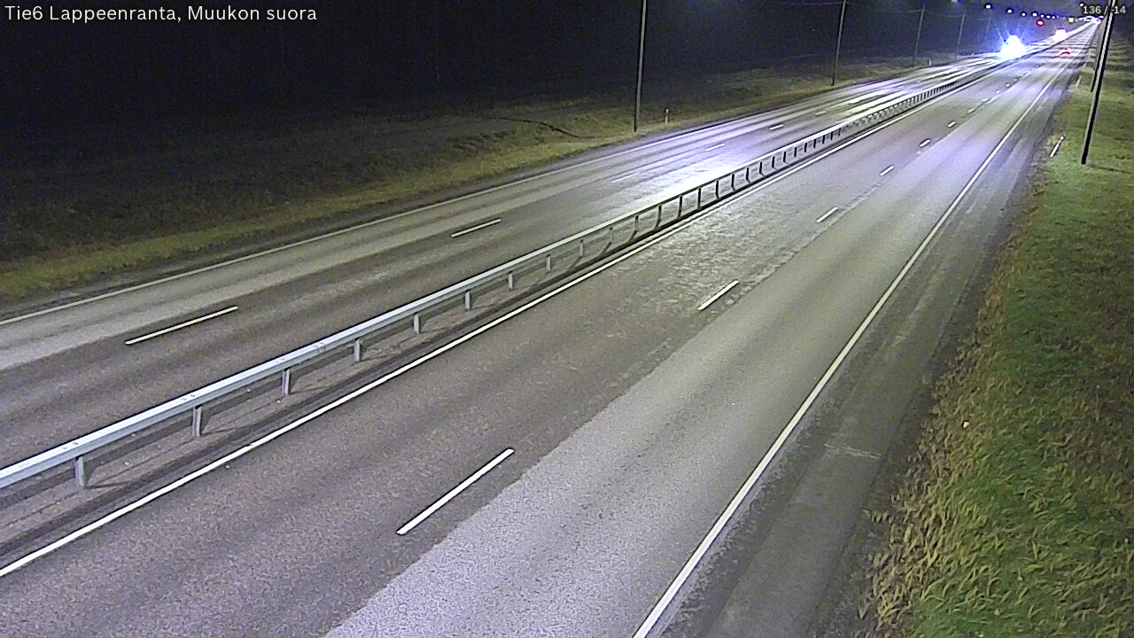 Weather Camera Image Tie 6 Villmanstrand, Muukko rakan, Lappeenranta, Etelä-Karjala