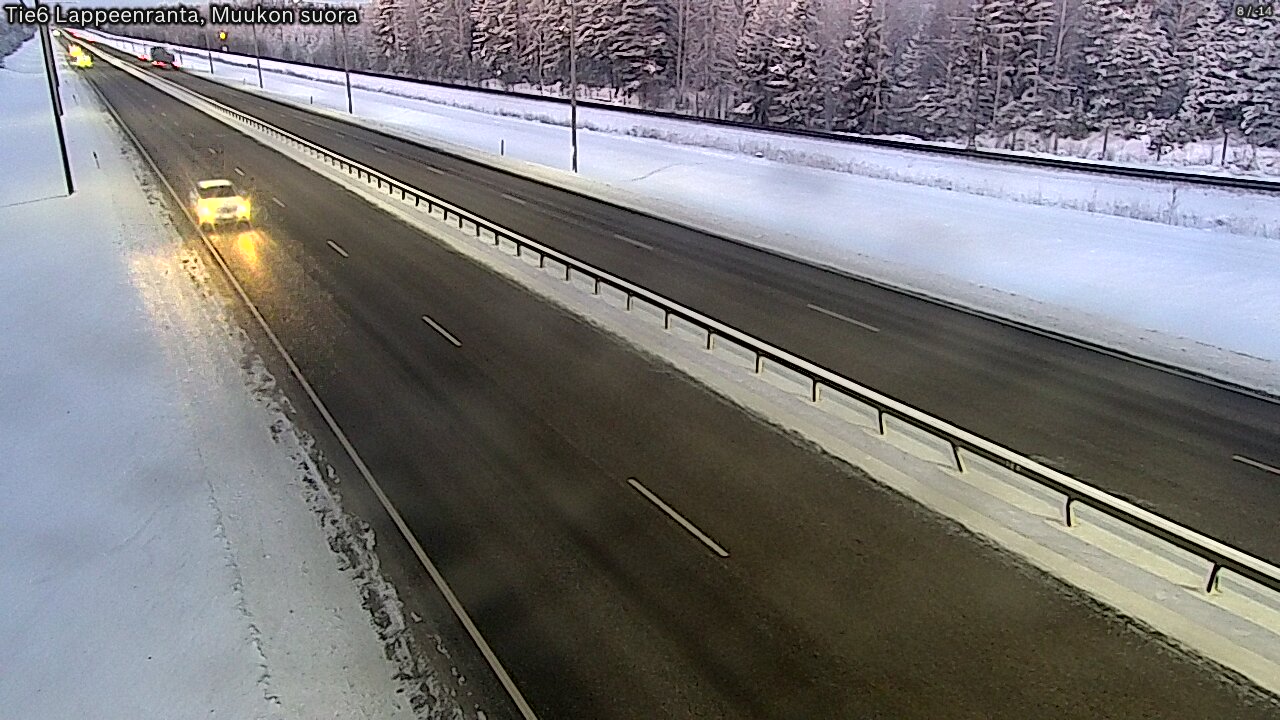 Kelikamerat Kuva Tie 6 Lappeenranta, Muukon suora, Lappeenranta, Etelä-Karjala