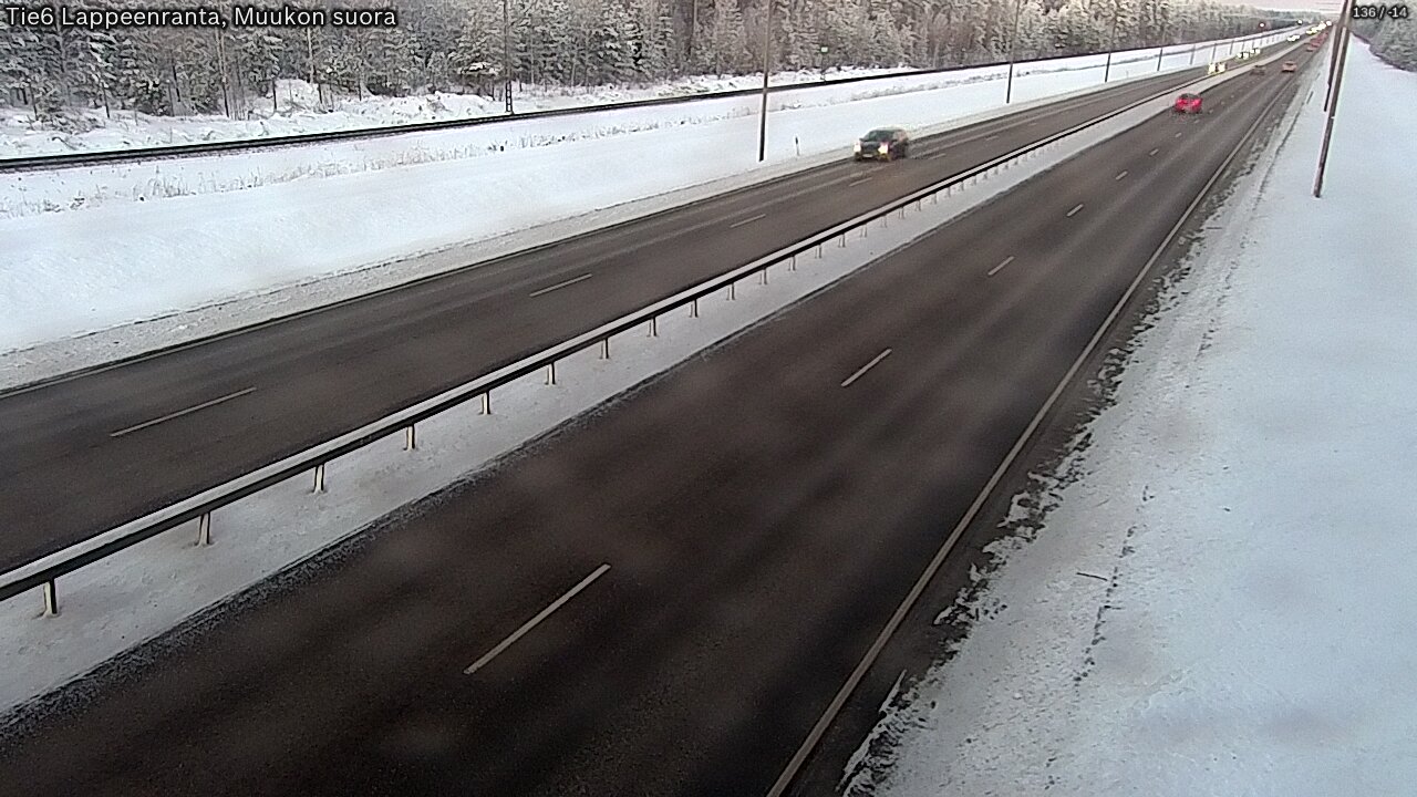 Kelikamerat Kuva Tie 6 Lappeenranta, Muukon suora, Lappeenranta, Etelä-Karjala