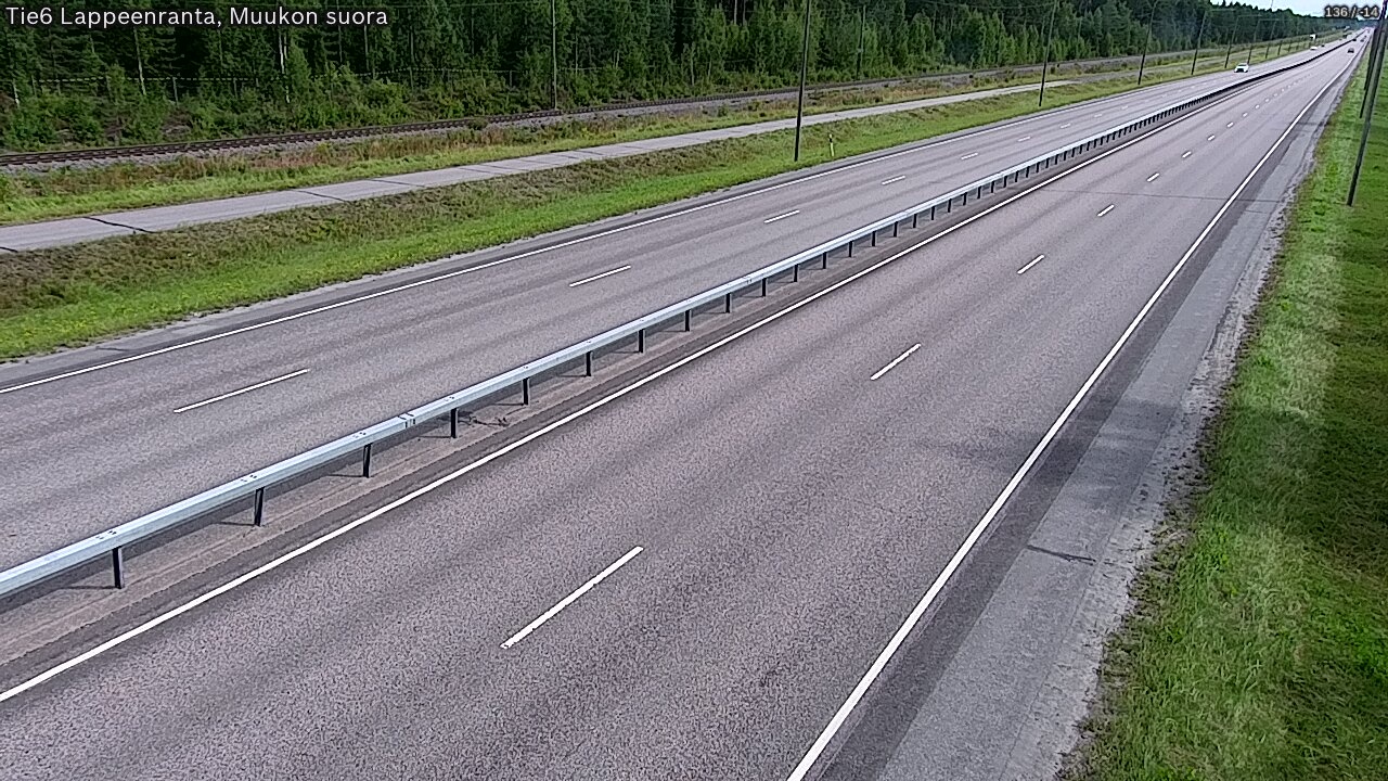 Kelikamerat Kuva Tie 6 Lappeenranta, Muukon suora, Lappeenranta, Etelä-Karjala