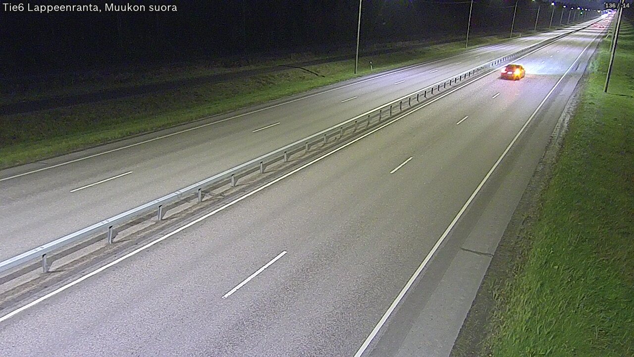 Kelikamerat Kuva Tie 6 Lappeenranta, Muukon suora, Lappeenranta, Etelä-Karjala