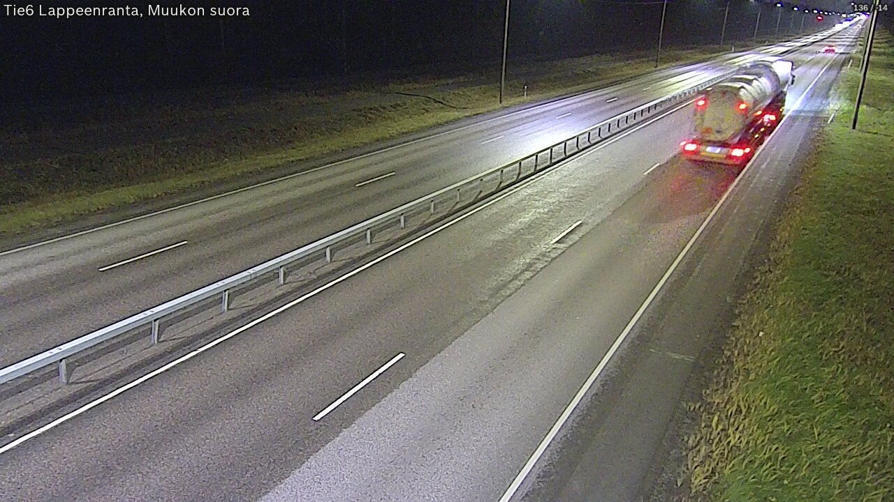 Weather Camera Image Tie 6 Villmanstrand, Muukko rakan, Lappeenranta, Etelä-Karjala