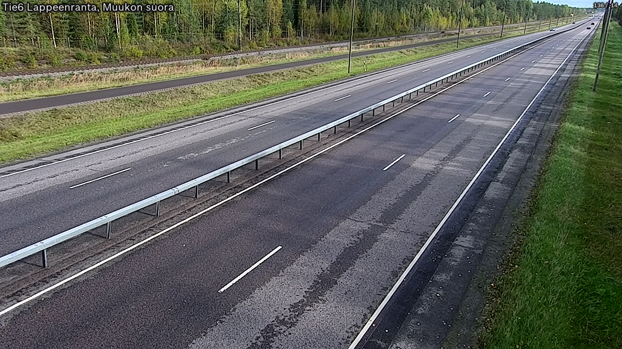 Kelikamerat Kuva Tie 6 Lappeenranta, Muukon suora, Lappeenranta, Etelä-Karjala