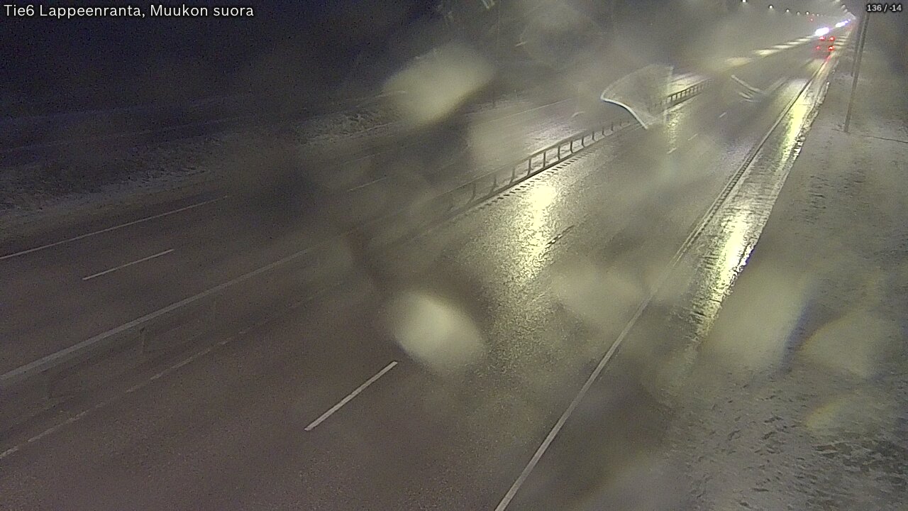 Weather Camera Image Tie 6 Villmanstrand, Muukko rakan, Lappeenranta, Etelä-Karjala