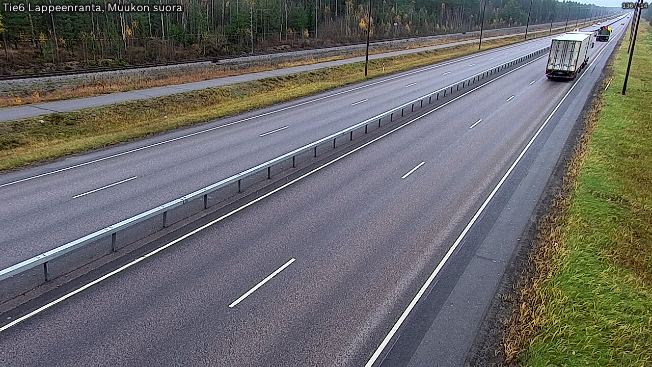 Kelikamerat Kuva Tie 6 Lappeenranta, Muukon suora, Lappeenranta, Etelä-Karjala