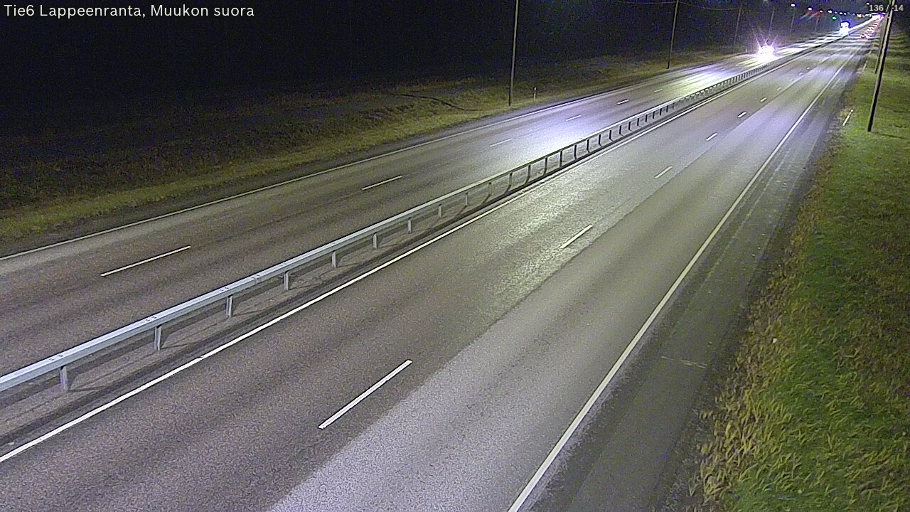Weather Camera Image Tie 6 Villmanstrand, Muukko rakan, Lappeenranta, Etelä-Karjala