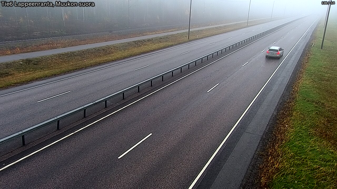 Kelikamerat Kuva Tie 6 Lappeenranta, Muukon suora, Lappeenranta, Etelä-Karjala