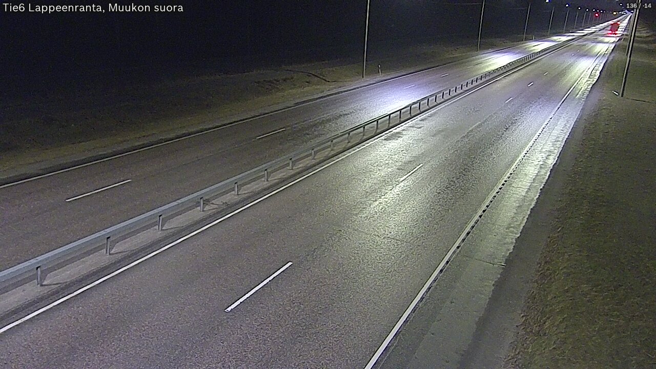Weather Camera Image Tie 6 Villmanstrand, Muukko rakan, Lappeenranta, Etelä-Karjala