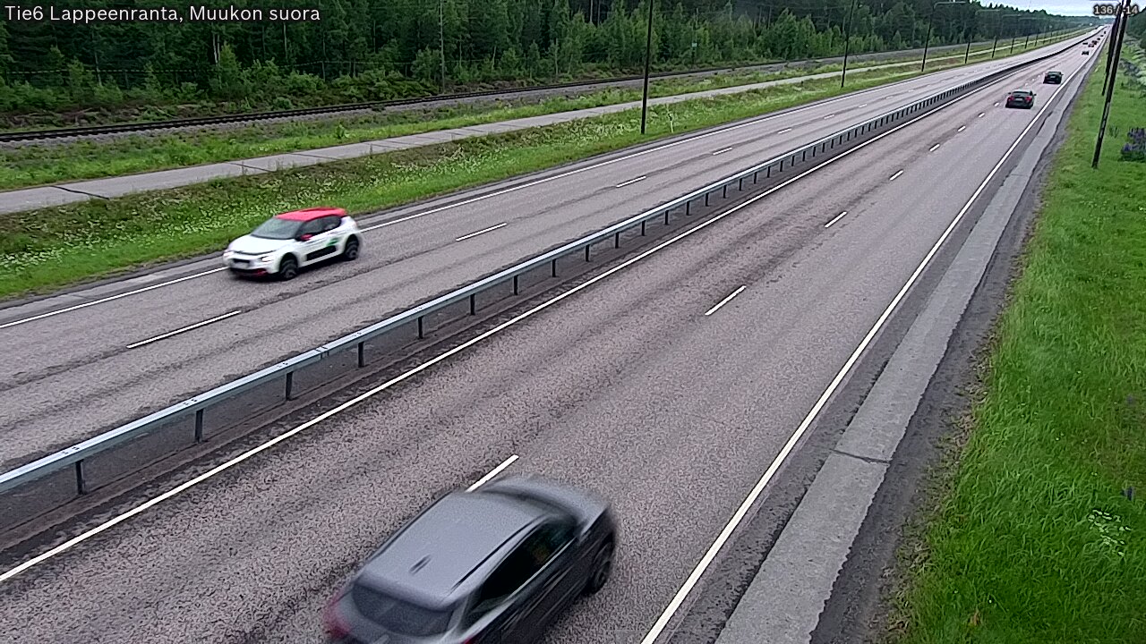 Kelikamerat Kuva Tie 6 Lappeenranta, Muukon suora, Lappeenranta, Etelä-Karjala