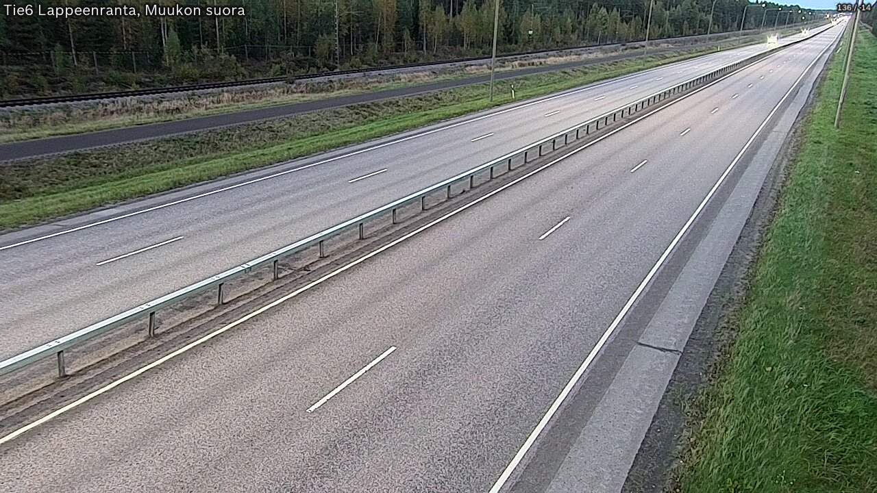 Kelikamerat Kuva Tie 6 Lappeenranta, Muukon suora, Lappeenranta, Etelä-Karjala