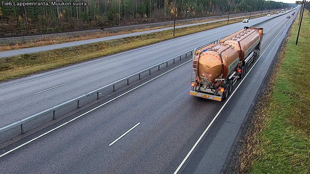 Kelikamerat Kuva Tie 6 Lappeenranta, Muukon suora, Lappeenranta, Etelä-Karjala