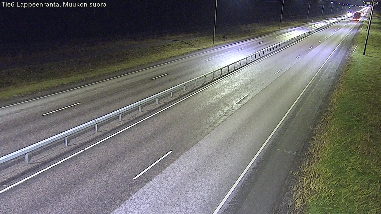 Weather Camera Image Tie 6 Villmanstrand, Muukko rakan, Lappeenranta, Etelä-Karjala