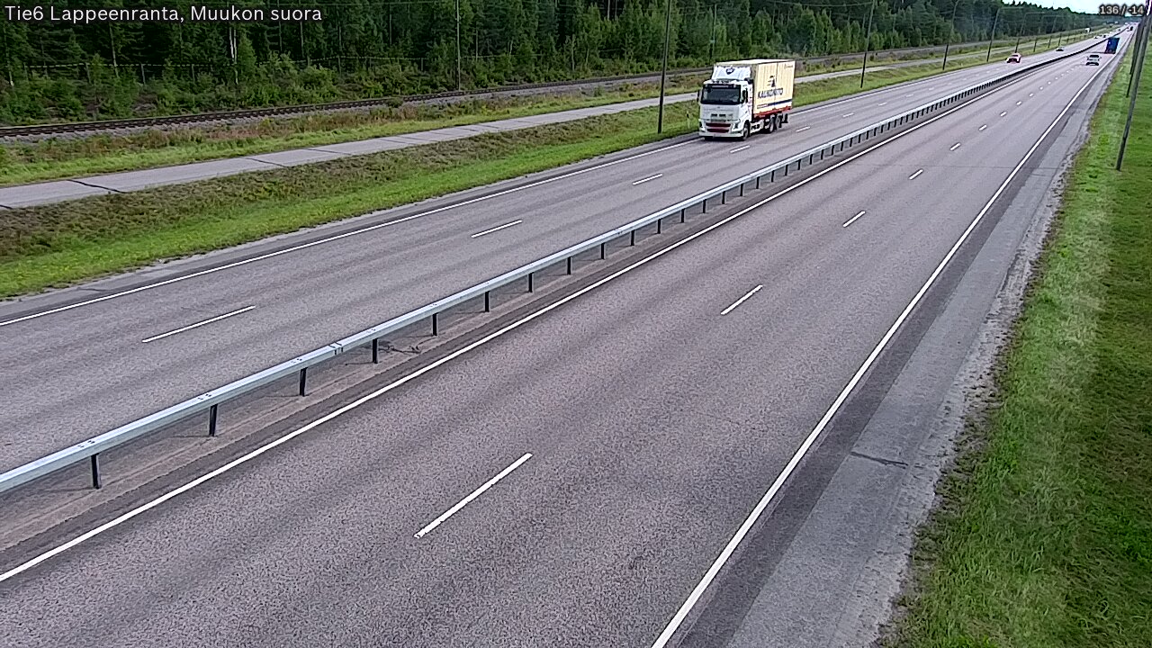 Kelikamerat Kuva Tie 6 Lappeenranta, Muukon suora, Lappeenranta, Etelä-Karjala