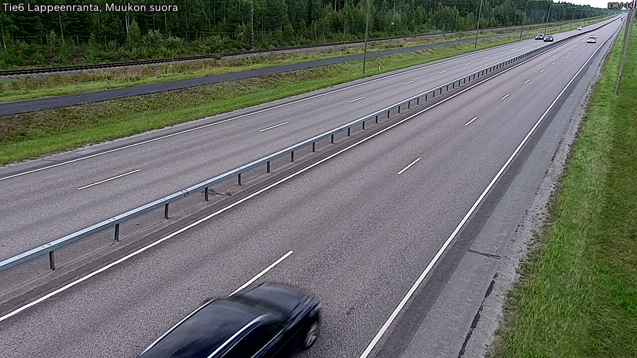 Kelikamerat Kuva Tie 6 Lappeenranta, Muukon suora, Lappeenranta, Etelä-Karjala