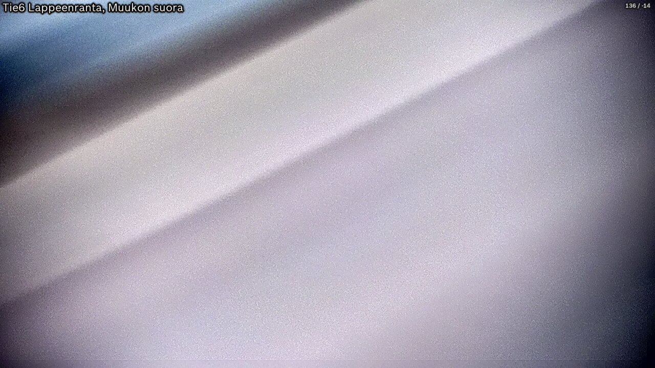 Weather Camera Image Tie 6 Villmanstrand, Muukko rakan, Lappeenranta, Etelä-Karjala