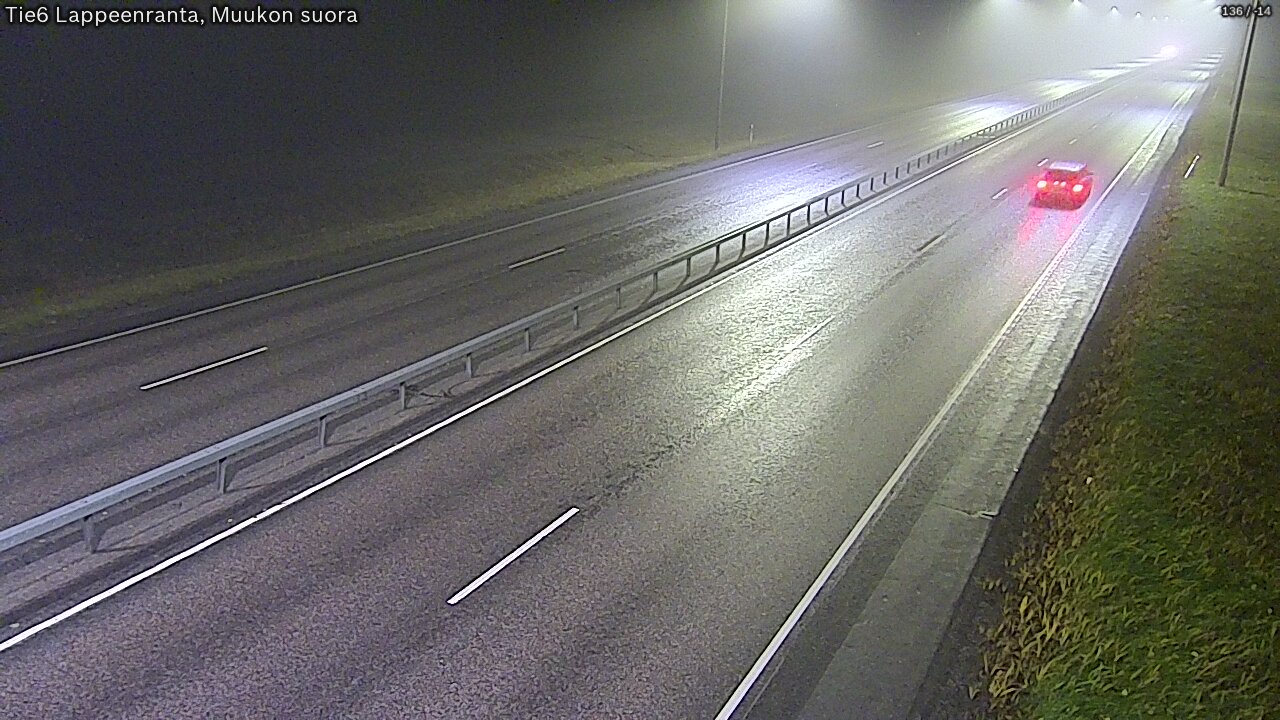 Kelikamerat Kuva Tie 6 Lappeenranta, Muukon suora, Lappeenranta, Etelä-Karjala