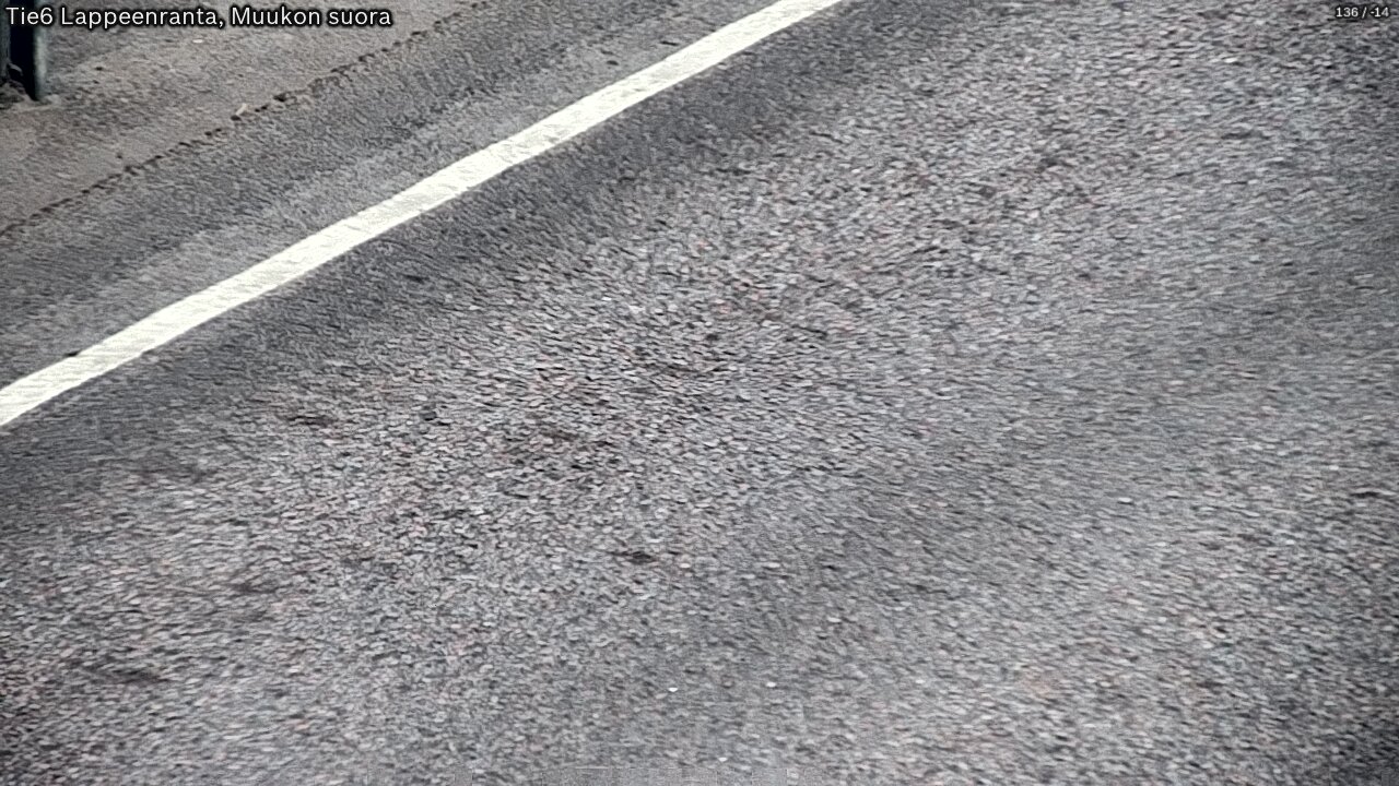 Weather Camera Image Tie 6 Villmanstrand, Muukko rakan, Lappeenranta, Etelä-Karjala
