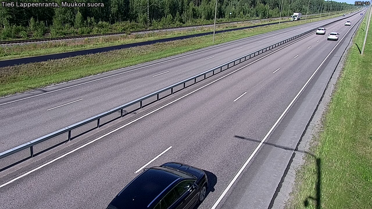 Kelikamerat Kuva Tie 6 Lappeenranta, Muukon suora, Lappeenranta, Etelä-Karjala