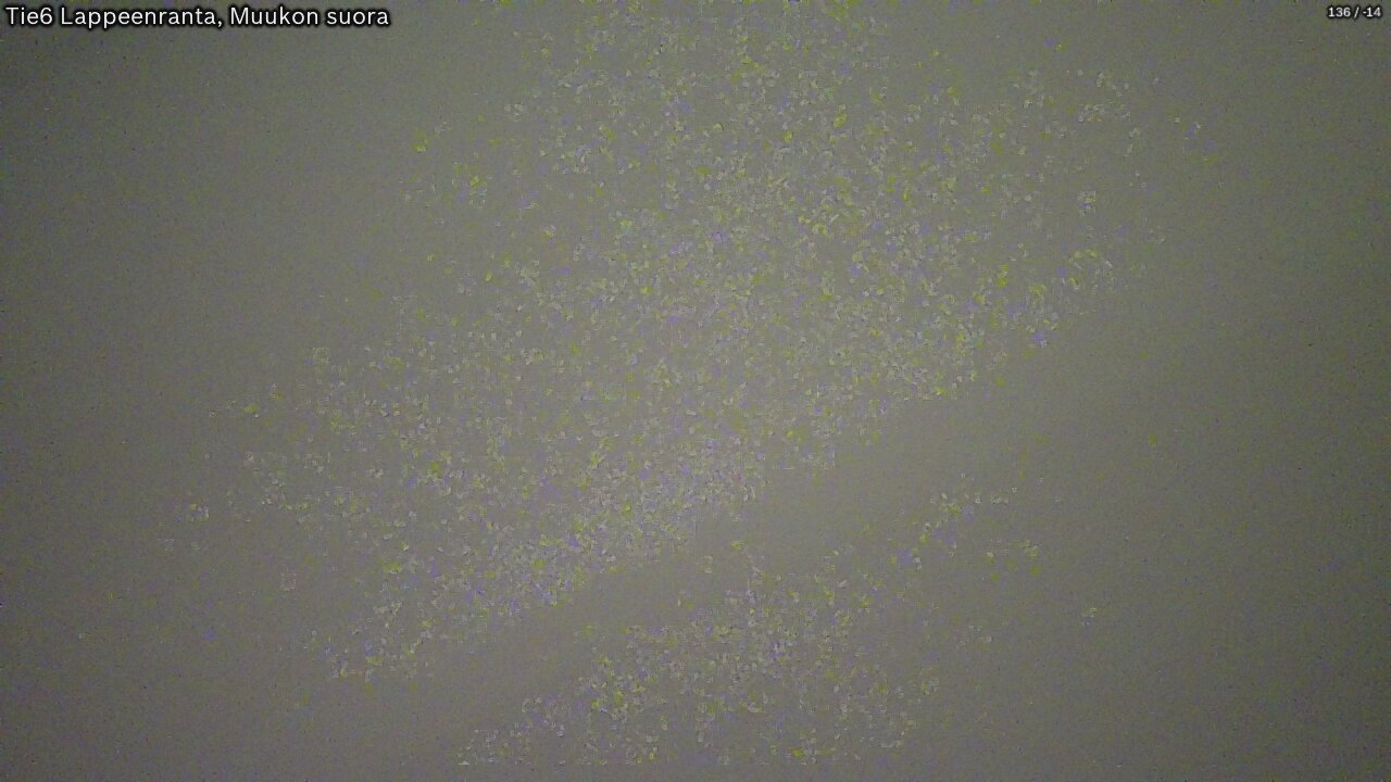 Weather Camera Image Tie 6 Villmanstrand, Muukko rakan, Lappeenranta, Etelä-Karjala