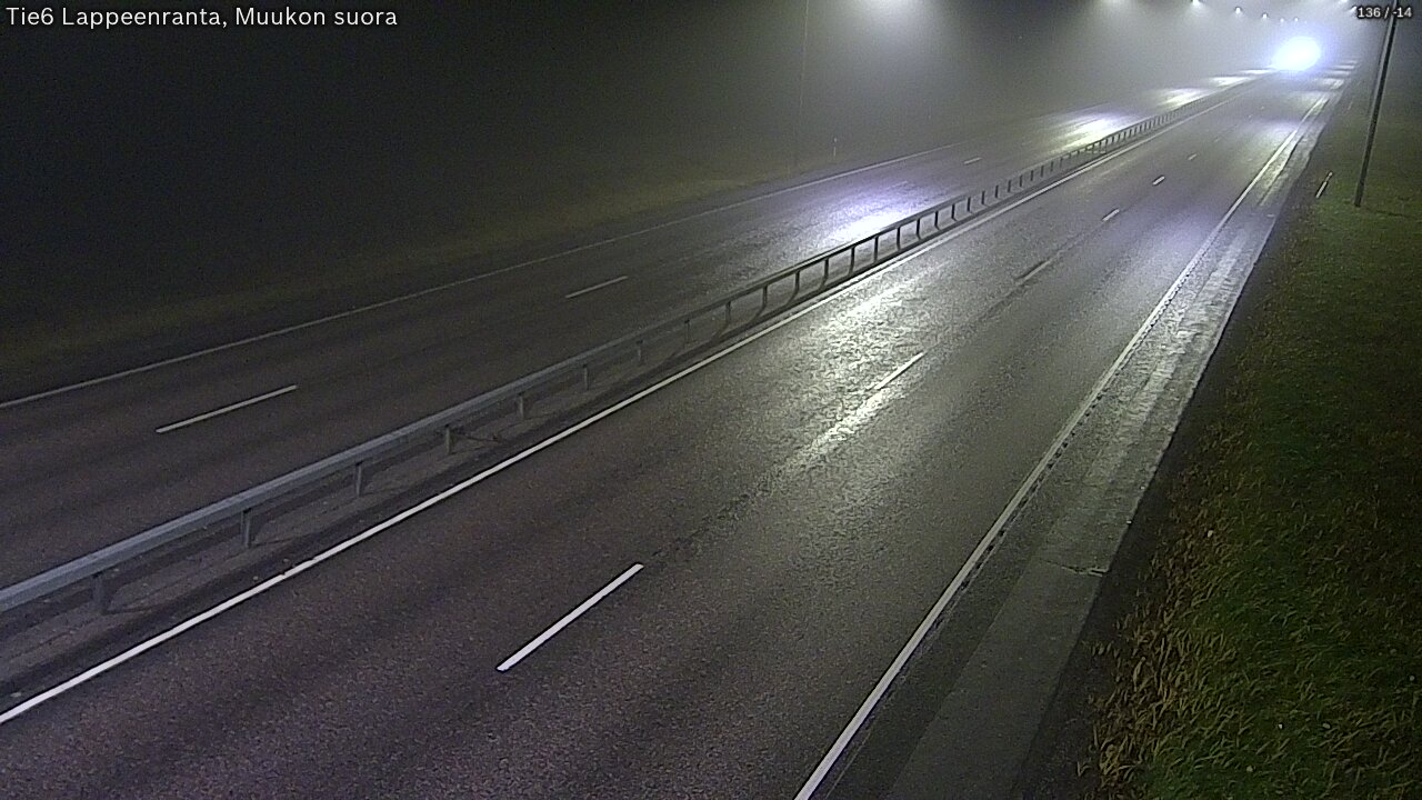 Kelikamerat Kuva Tie 6 Lappeenranta, Muukon suora, Lappeenranta, Etelä-Karjala