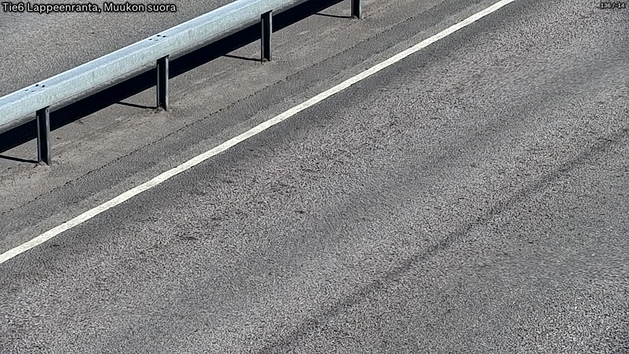 Weather Camera Image Tie 6 Villmanstrand, Muukko rakan, Lappeenranta, Etelä-Karjala
