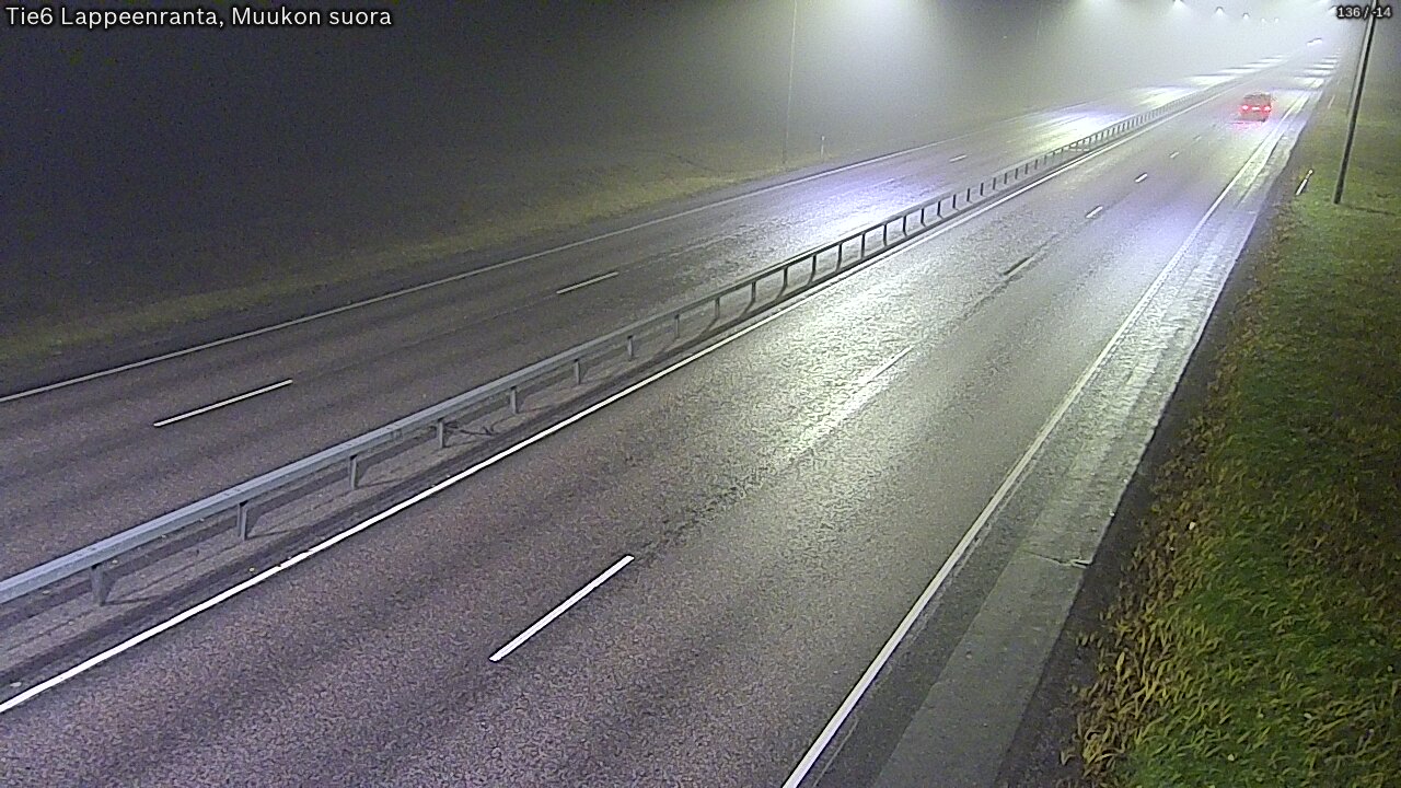 Kelikamerat Kuva Tie 6 Lappeenranta, Muukon suora, Lappeenranta, Etelä-Karjala