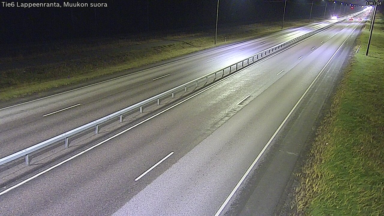 Weather Camera Image Tie 6 Villmanstrand, Muukko rakan, Lappeenranta, Etelä-Karjala