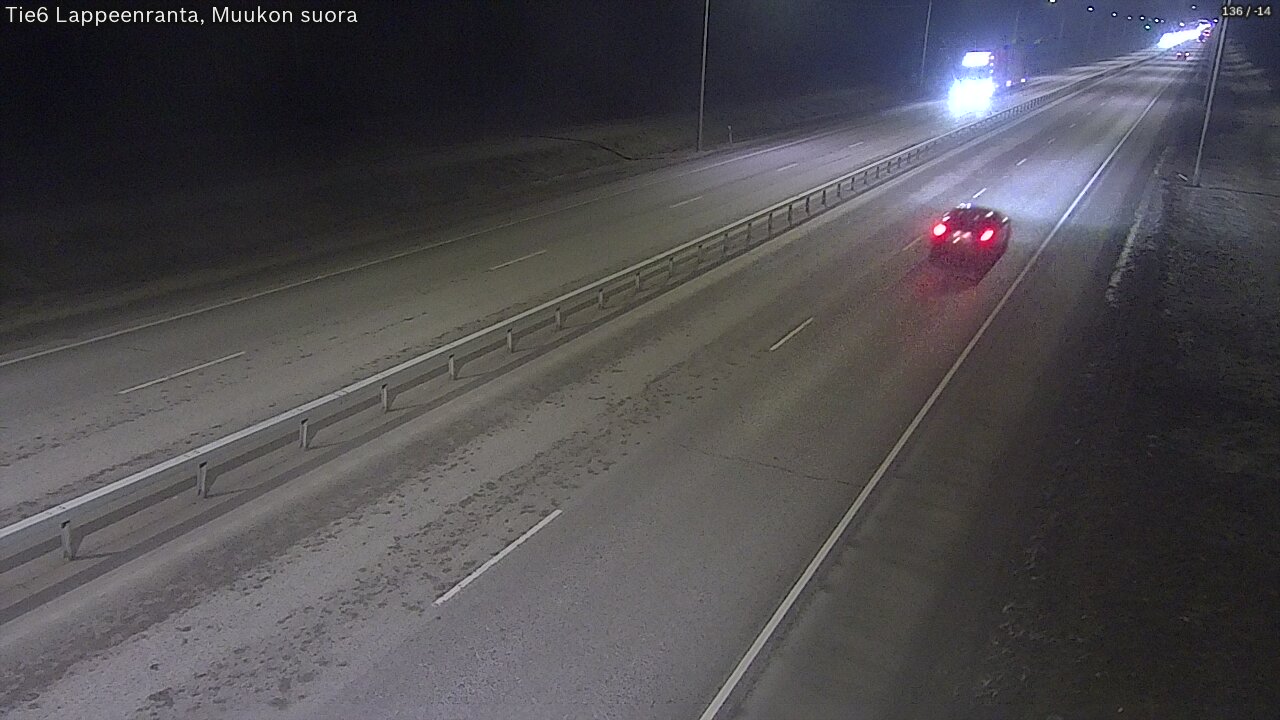 Kelikamerat Kuva Tie 6 Lappeenranta, Muukon suora, Lappeenranta, Etelä-Karjala