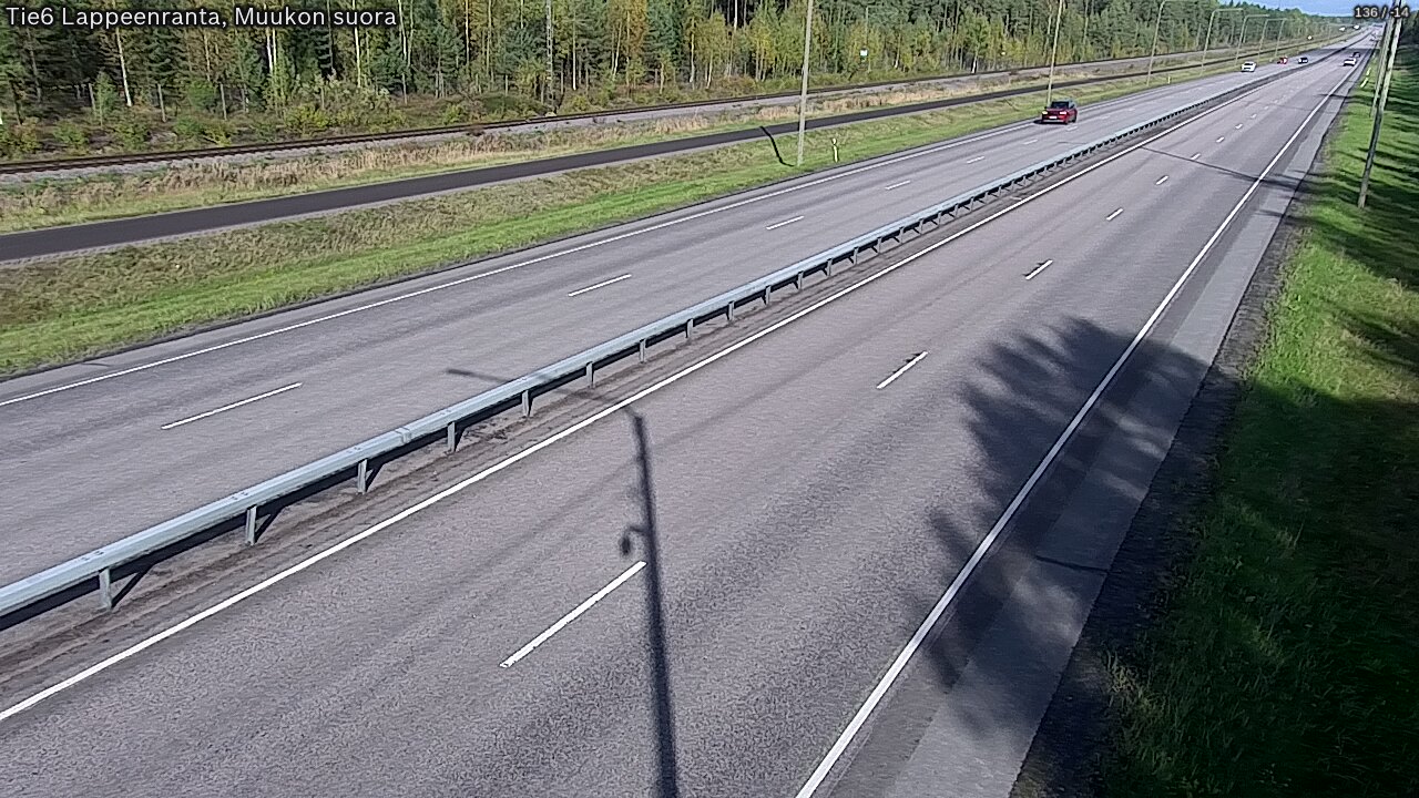 Kelikamerat Kuva Tie 6 Lappeenranta, Muukon suora, Lappeenranta, Etelä-Karjala