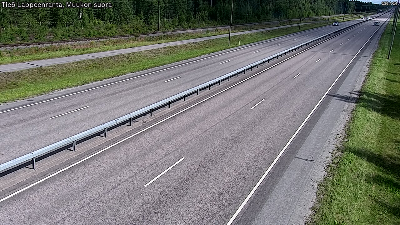 Kelikamerat Kuva Tie 6 Lappeenranta, Muukon suora, Lappeenranta, Etelä-Karjala