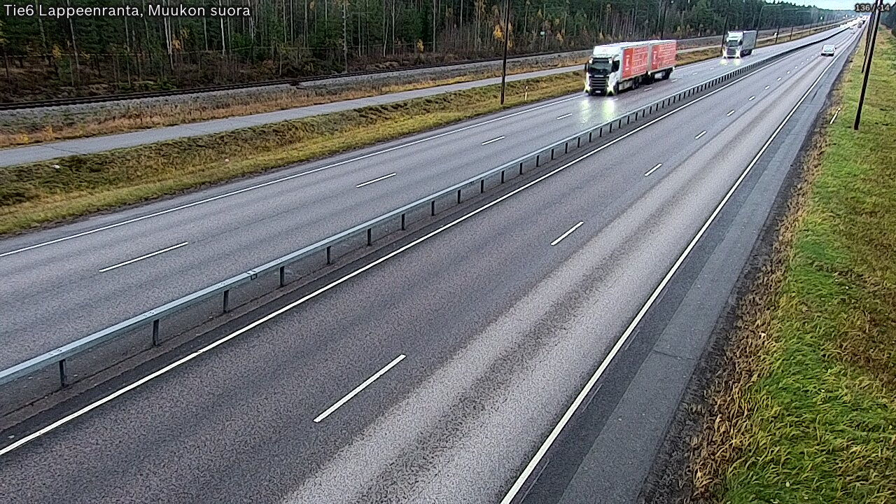 Kelikamerat Kuva Tie 6 Lappeenranta, Muukon suora, Lappeenranta, Etelä-Karjala